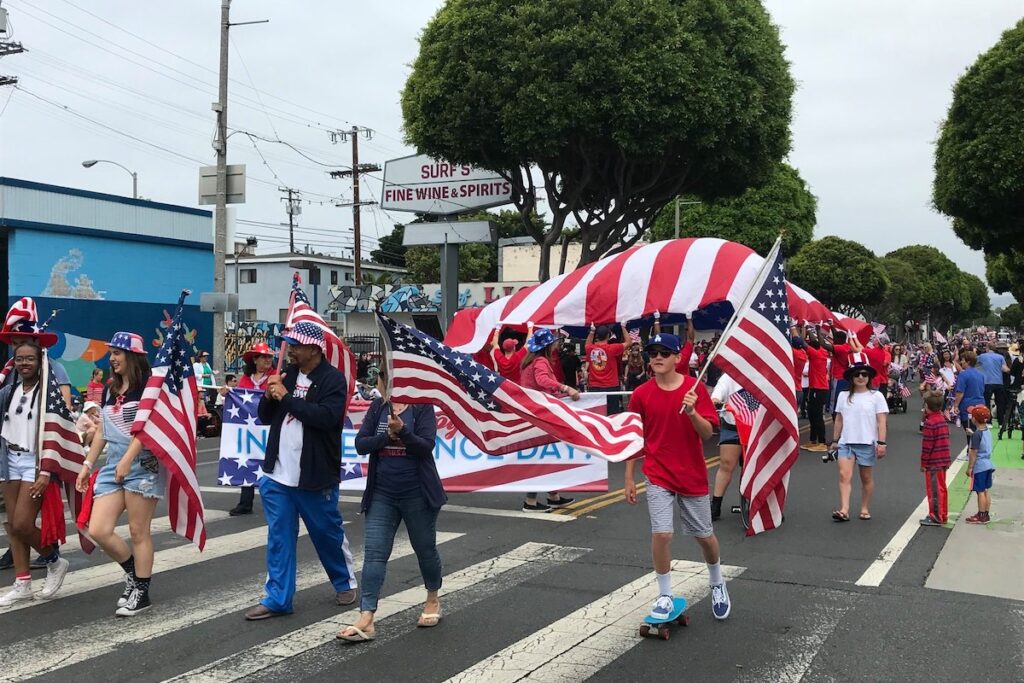 Celebrating Independence Day in California