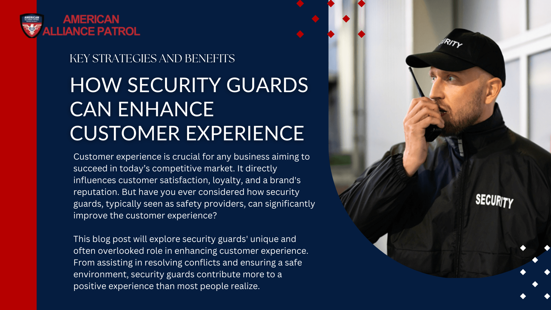 How Security Guards Can Enhance Customer Experience